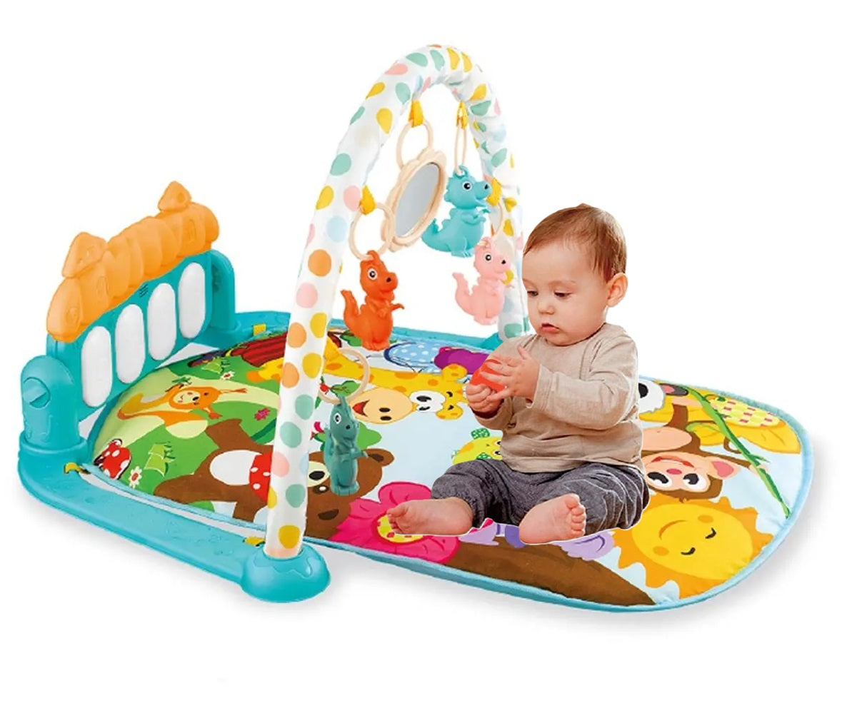 Alfombra Didactica Gimnasio Para Bebé Con Accesorios Musical