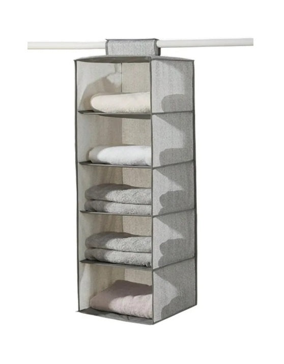 Organizador Colgante Plegable Almacenamiento Ropa 5 Niveles