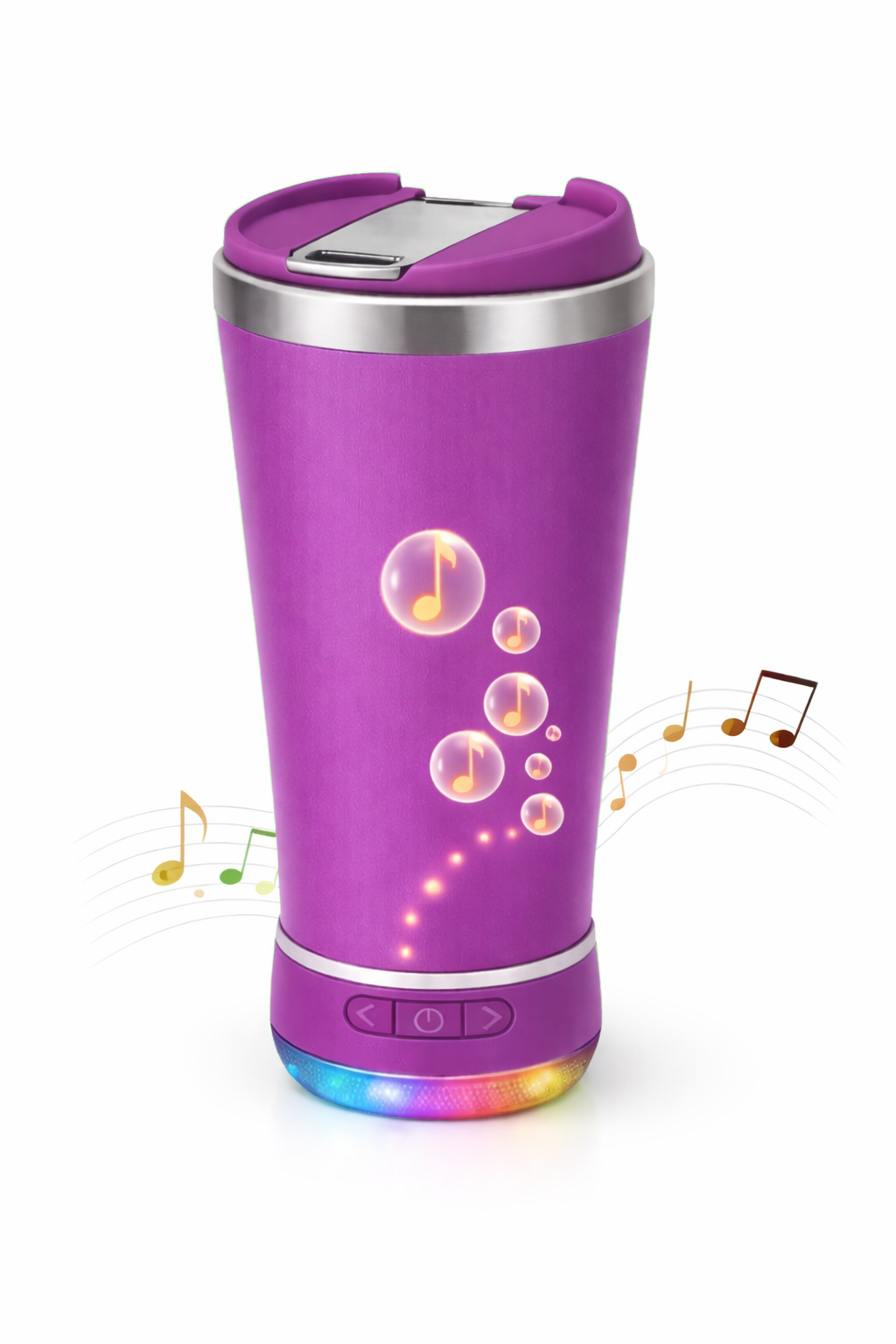 Vaso Termico Parlante Taza Acero Inoxidable C/destapador