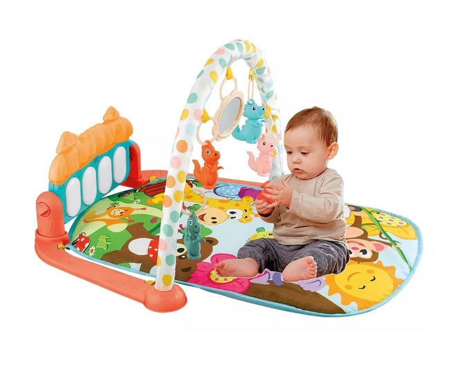 Alfombra Didactica Gimnasio Para Bebé Con Accesorios Musical