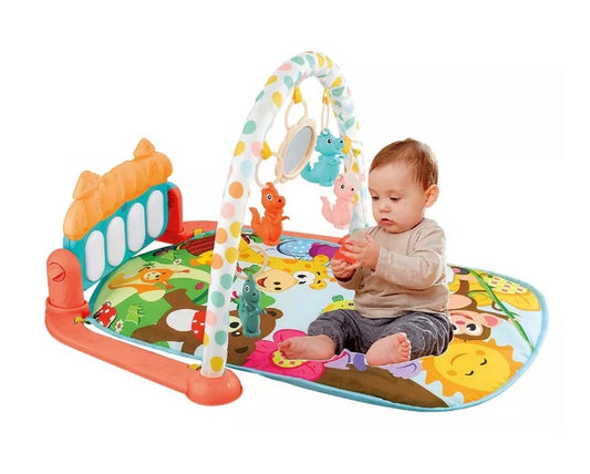 Alfombra Didactica Gimnasio Para Bebé Con Accesorios Musical