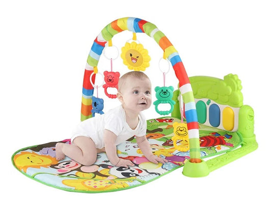 Gimnasio Para Bebé Con Accesorios Musical Alfombra Didactica