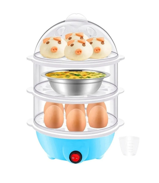 Cocedor De Huevos Electrico Hervidor De Huevos 3 Niveles