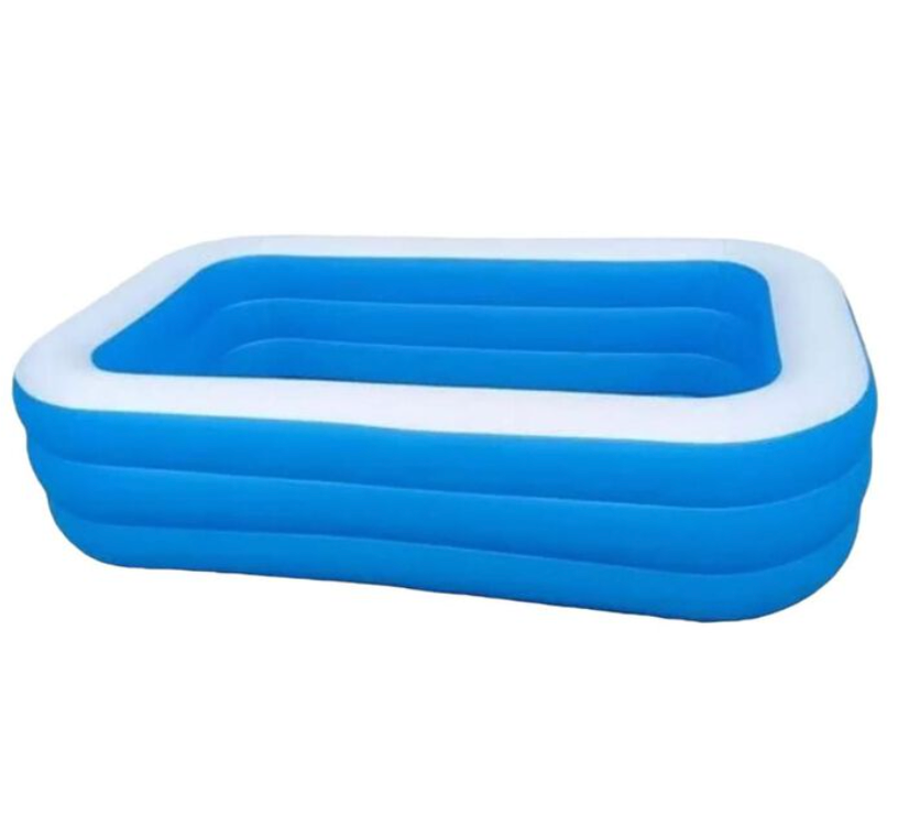 Piscina Inflable Plástico 3 Anillos Piscina Redonda 210*140