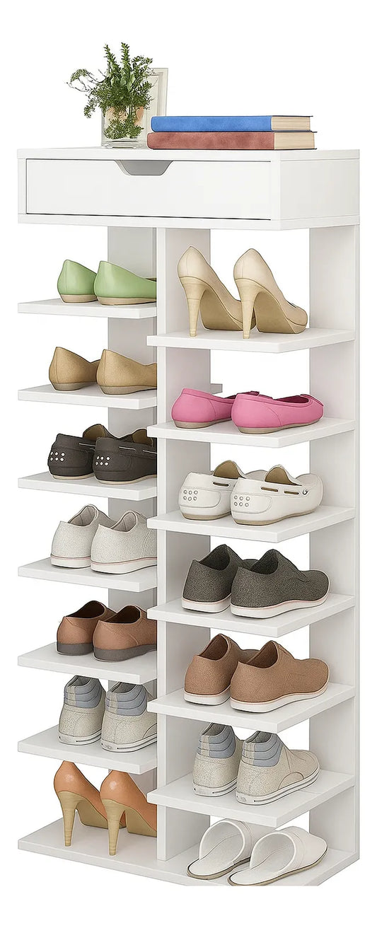 Mueble Zapatero Organizador Racks Zapatero Armable 7 Niveles