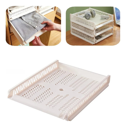 Organizador Multiuso Bandeja Plastica Para Camisas Poleras