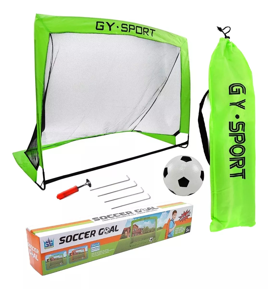 Arco De Futbol Niño Autoarmable Arcos Futbol Infantil +bolso