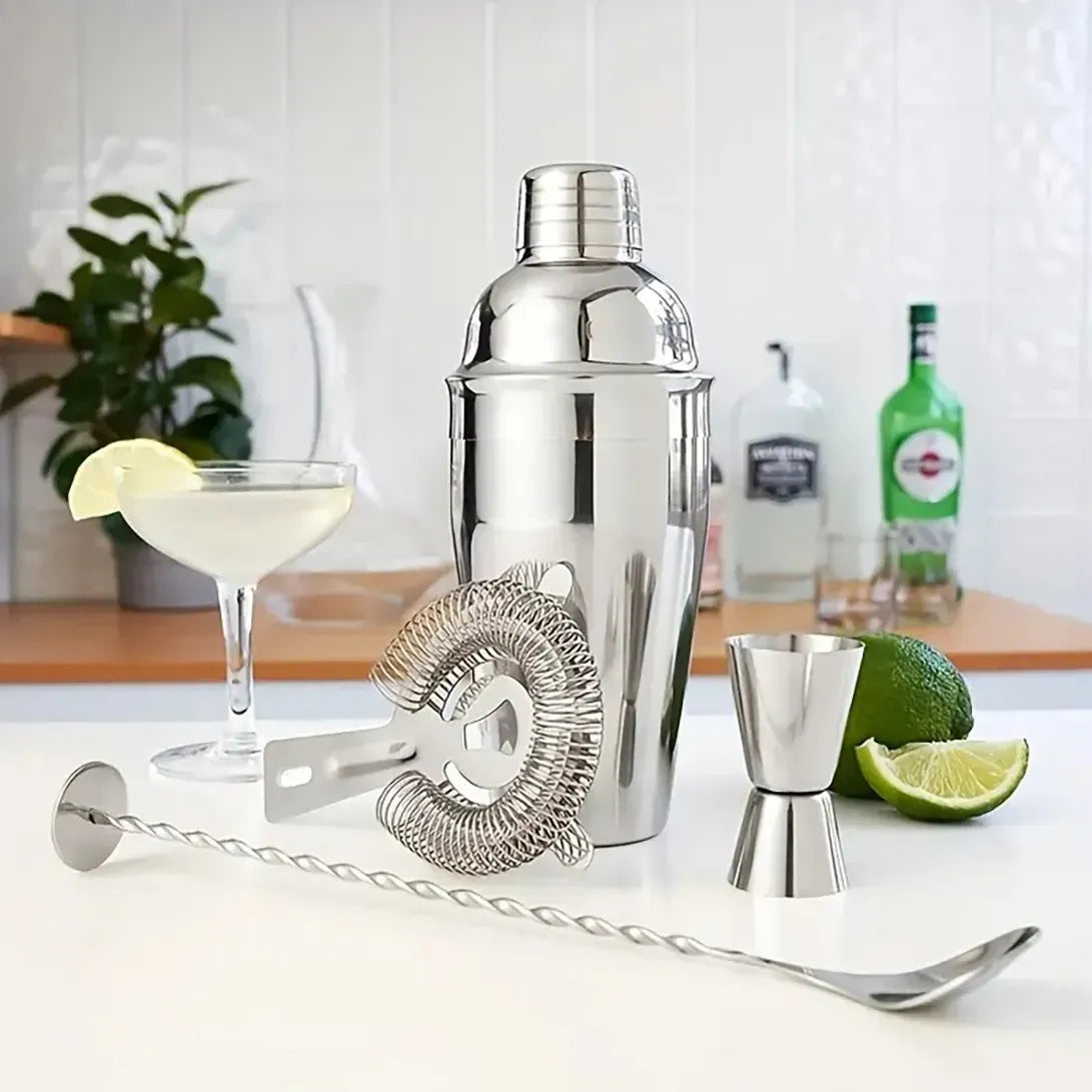 Set Cocteleria Profesional Coctelera Acero Inoxidable 12pcs