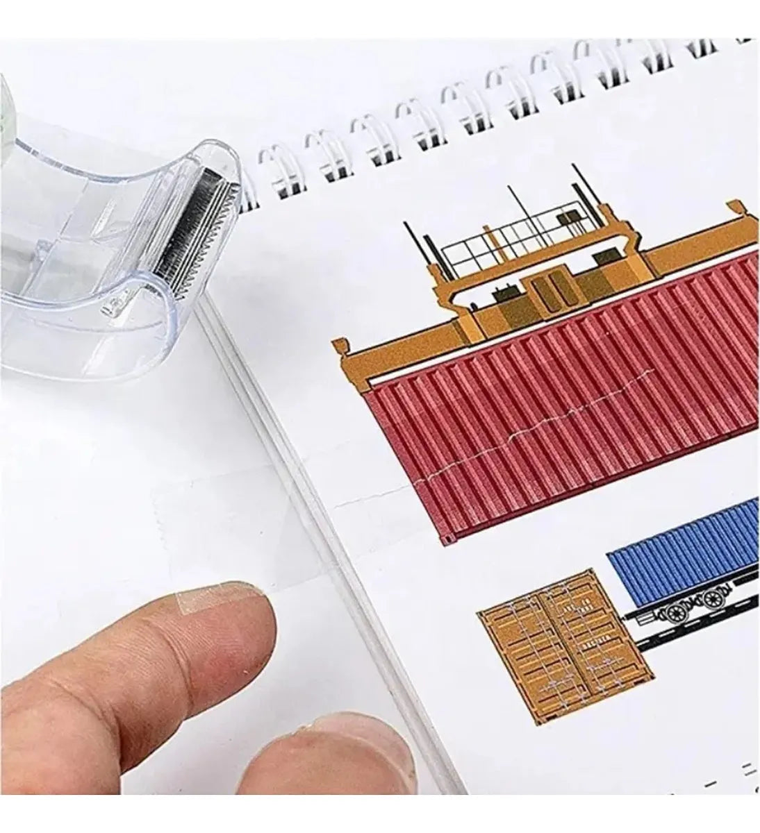 Cinta Adhesiva Con Dispensador Cinta Dispensador 10x8cm