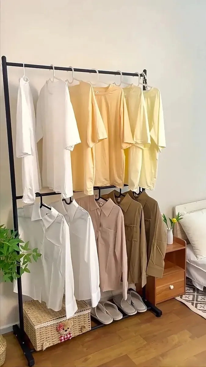 Perchero Organizador Colgador Percha Exhibidor Ropa Metal