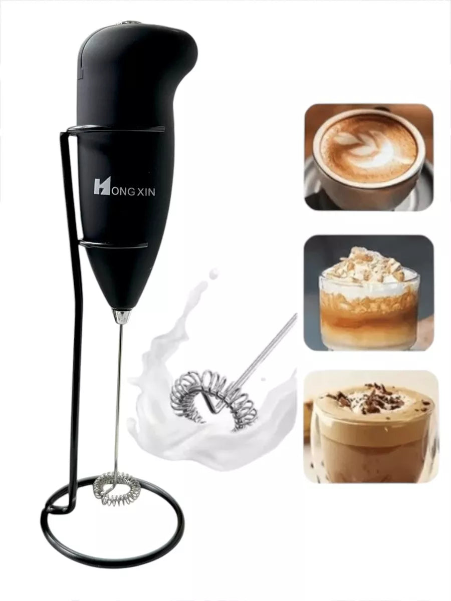 Mini Batidor Portatil Espumador Cafe Batidor Leche Manual