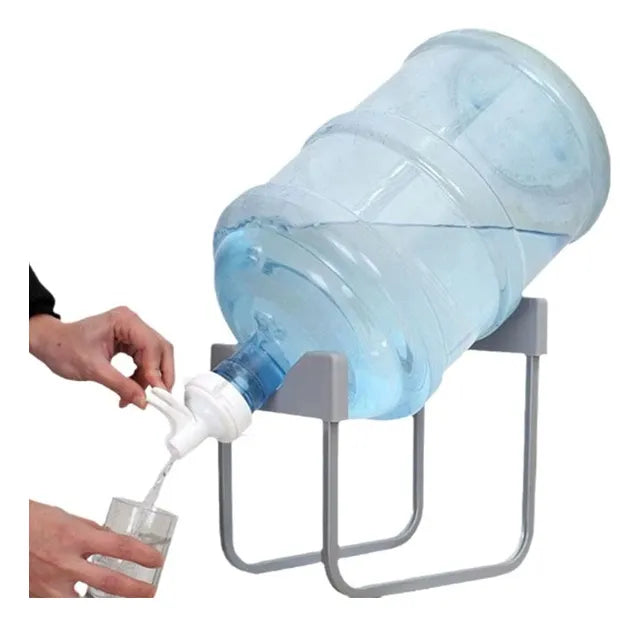 Soporte Dispensador Rack Para 1 Bidon De Agua + Boquilla