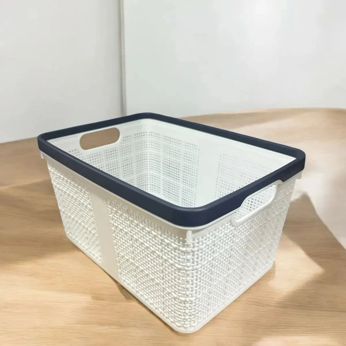 Canasto Plastico Caja Organizadora Cesta Rectangular 30x16cm