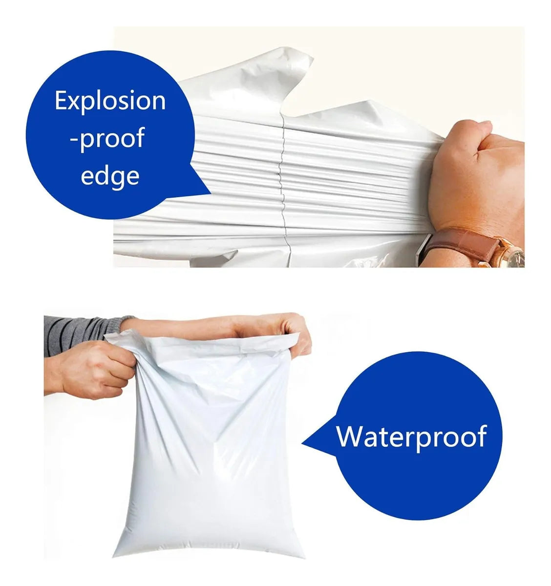 Pack X100 Bolsas De Embalaje Courier Autoadhesiva 30x16cm