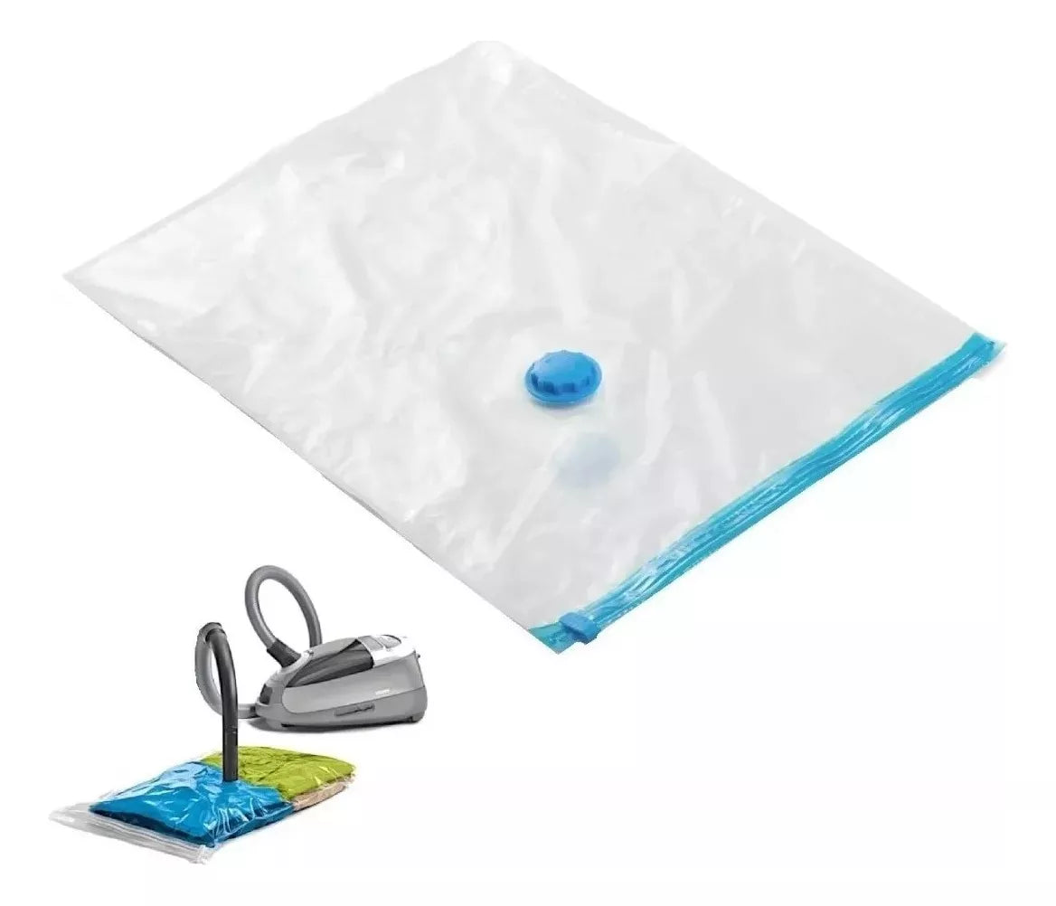 Bolsa Ahorra Espacio Bolsas Al Vacio Ropa Medida 80x60cm