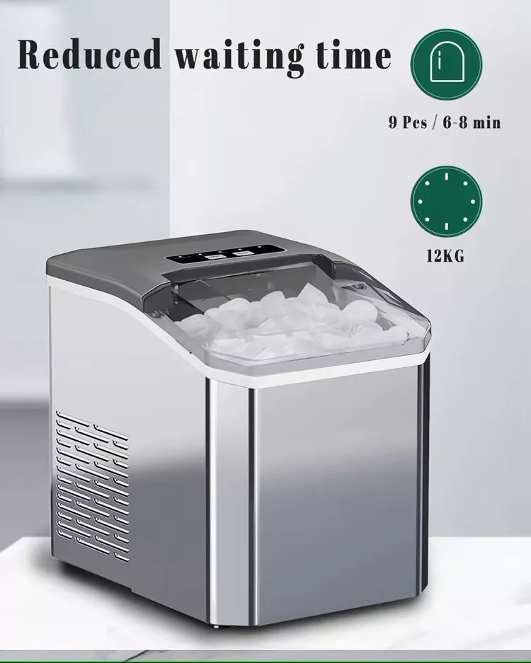 Maquina De Hielo Electrica Hielo Automatico Portatil Hielera