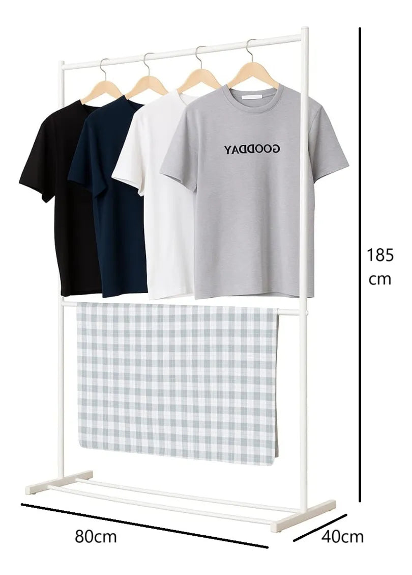 Perchero Organizador Colgador Percha Exhibidor Ropa Metal