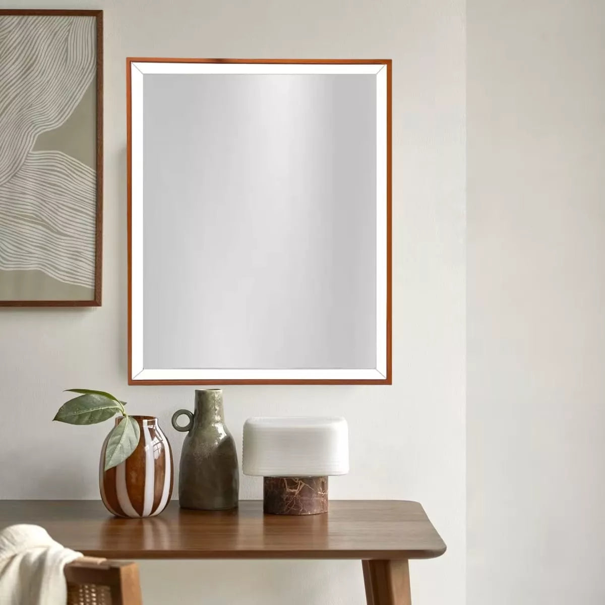 Espejo De Pared Decorativos Diseño Retangular Espejos 54x44cm