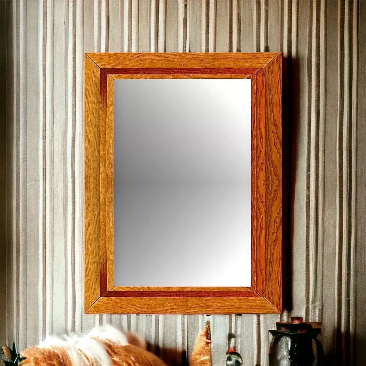 Espejo De Pared Decorativos Diseño Madera Espejos Hogar Decoración
