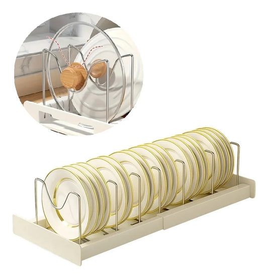 Rack Organizador Expandible Para Ollas Sartenes Tapas Cocina