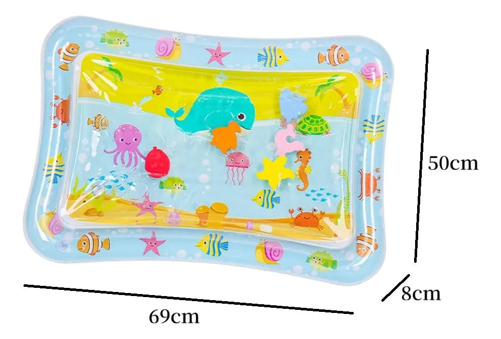 Alfombra Sensorial De Agua Piscina De Agua Inflable Bebe