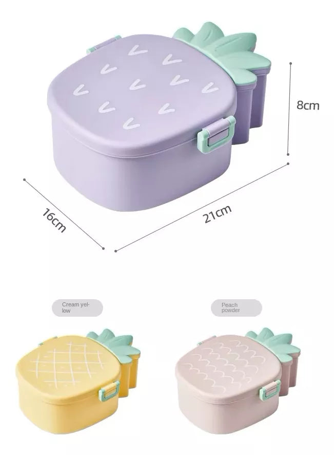 Fiambrera Contenedor Tapper De Colaccion Recipientes 300ml