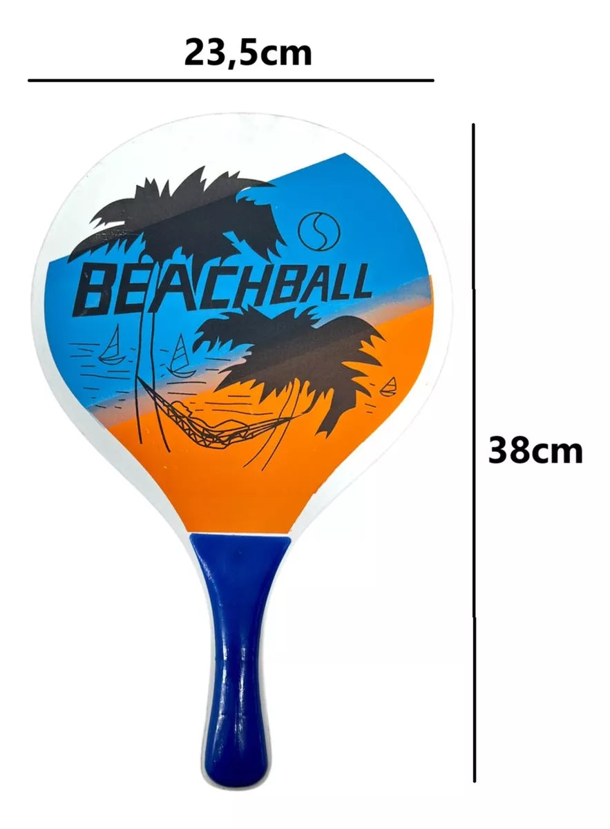 Set Paletas De Playa Paletas Madera Paletas De Playa +pelota
