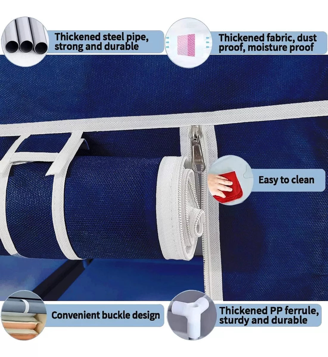 Organizador De Ropa Perchero Closet Organizador Armable Rack