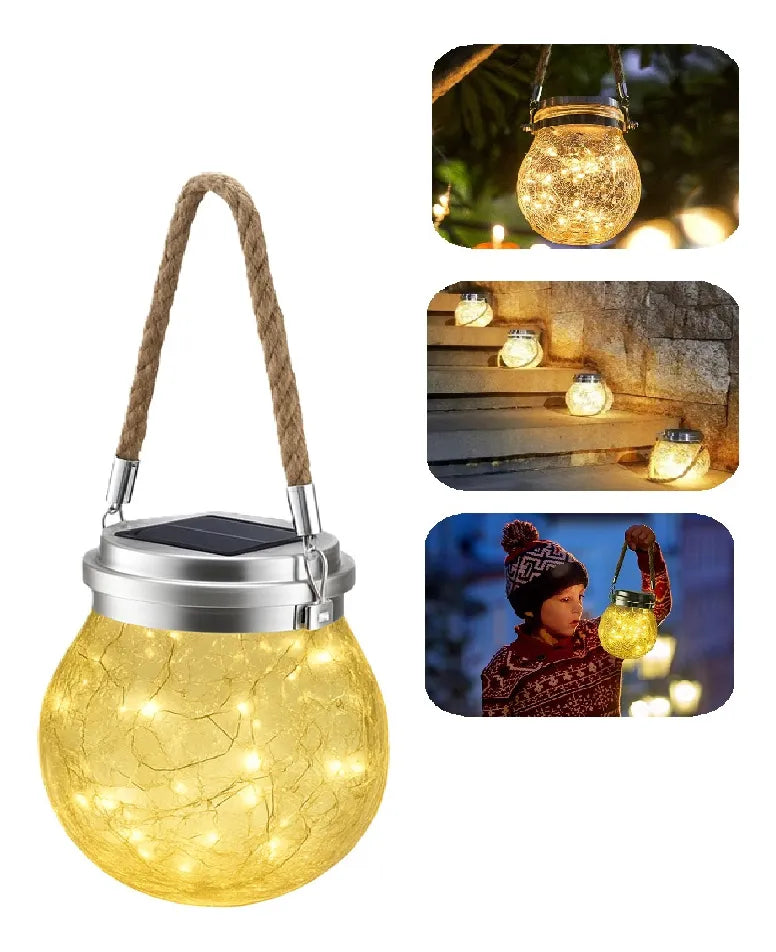 Farol Solar Exterior Lampara Decoracion Jardin Exterior Led