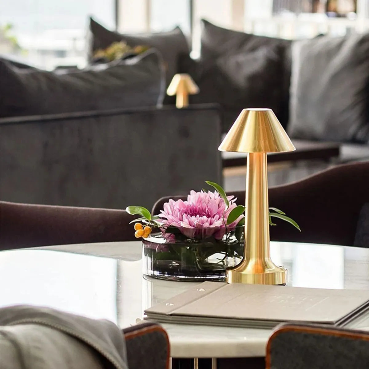 Lampara De Escritorio Lampara De Mesa Touch Led Recargable