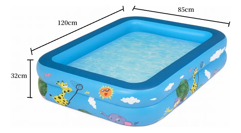 Piscina Inflable Para Niños Piscina Plastica Verano 120x85cm