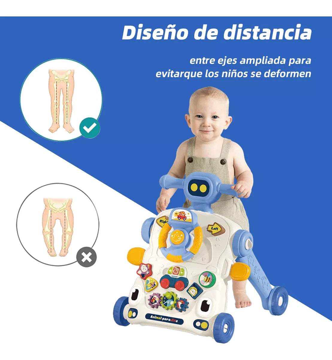 Caminadora Andadera Correpasillos Andador Bebe 6 En 1 Niños