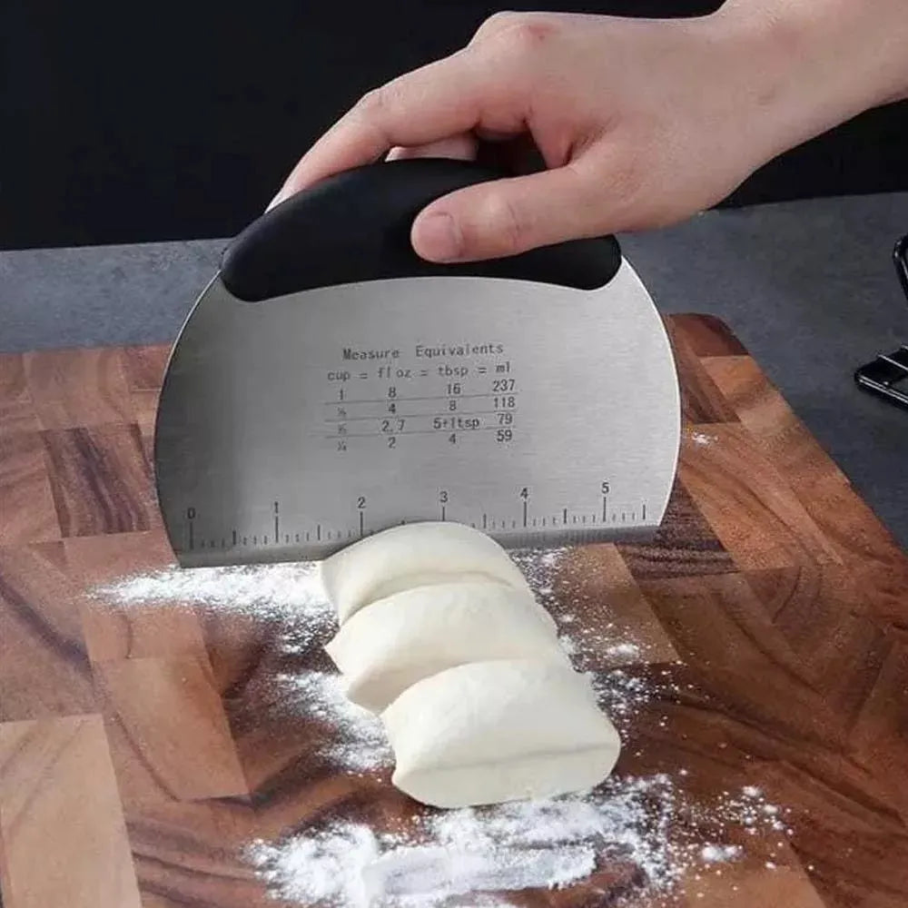 Espátula Repostería De Acero Inoxidable Cortador Masas 16cm