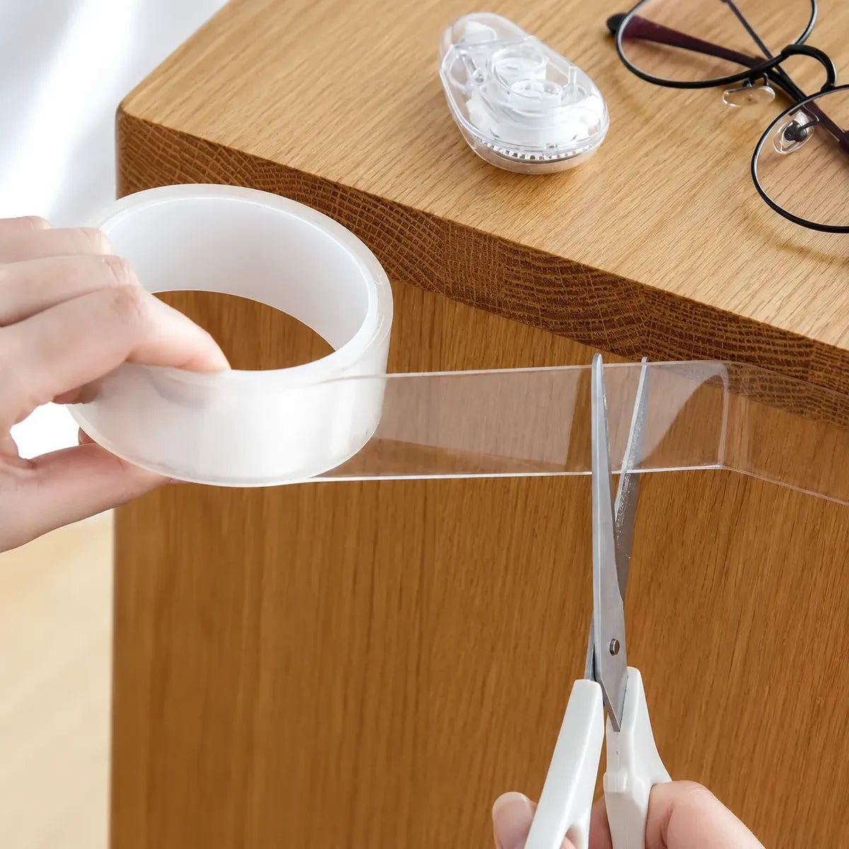 Cinta Silicona Adhesiva Doble Contacto Transparente 3mts