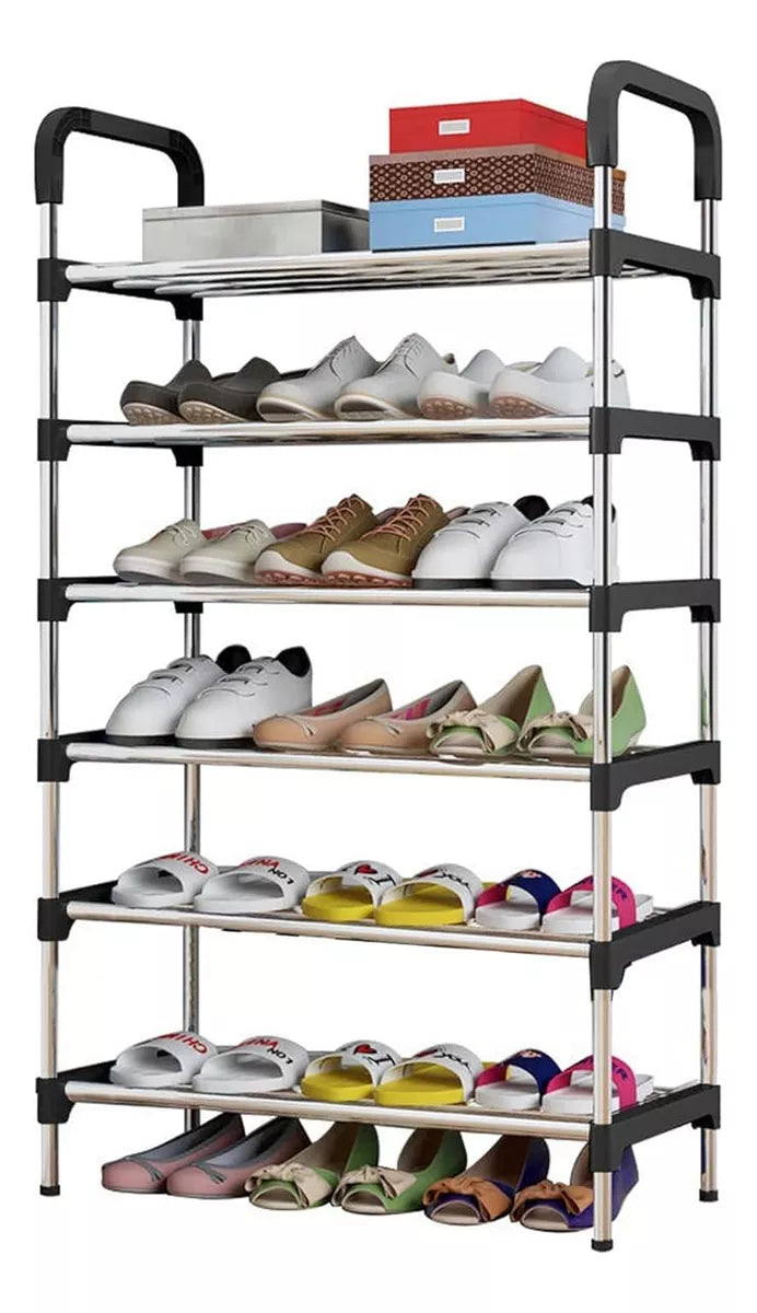 Mueble Zapatero Organizador Racks Zapatero Armable 6Niveles