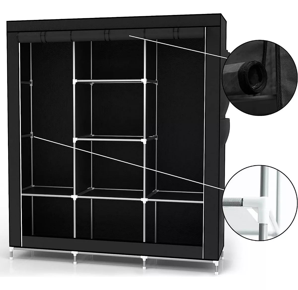 Organizador De Ropa Perchero Closet Organizador Armable Rack