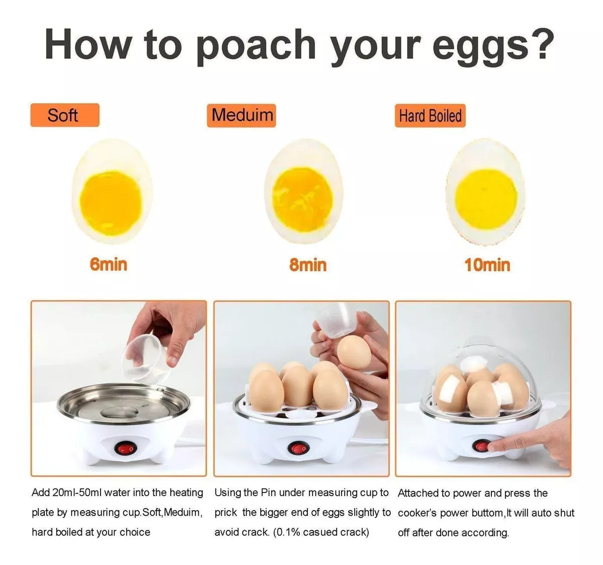 Cocedor De Huevos Hervidor De Huevos Cocedora Huevos