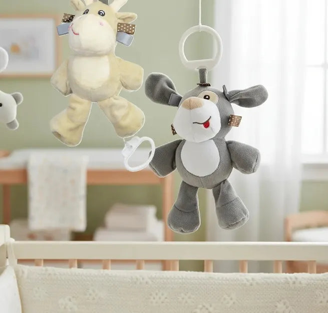 Peluche Sonajero Musical Para Bebe Juguete Peluche Colgante