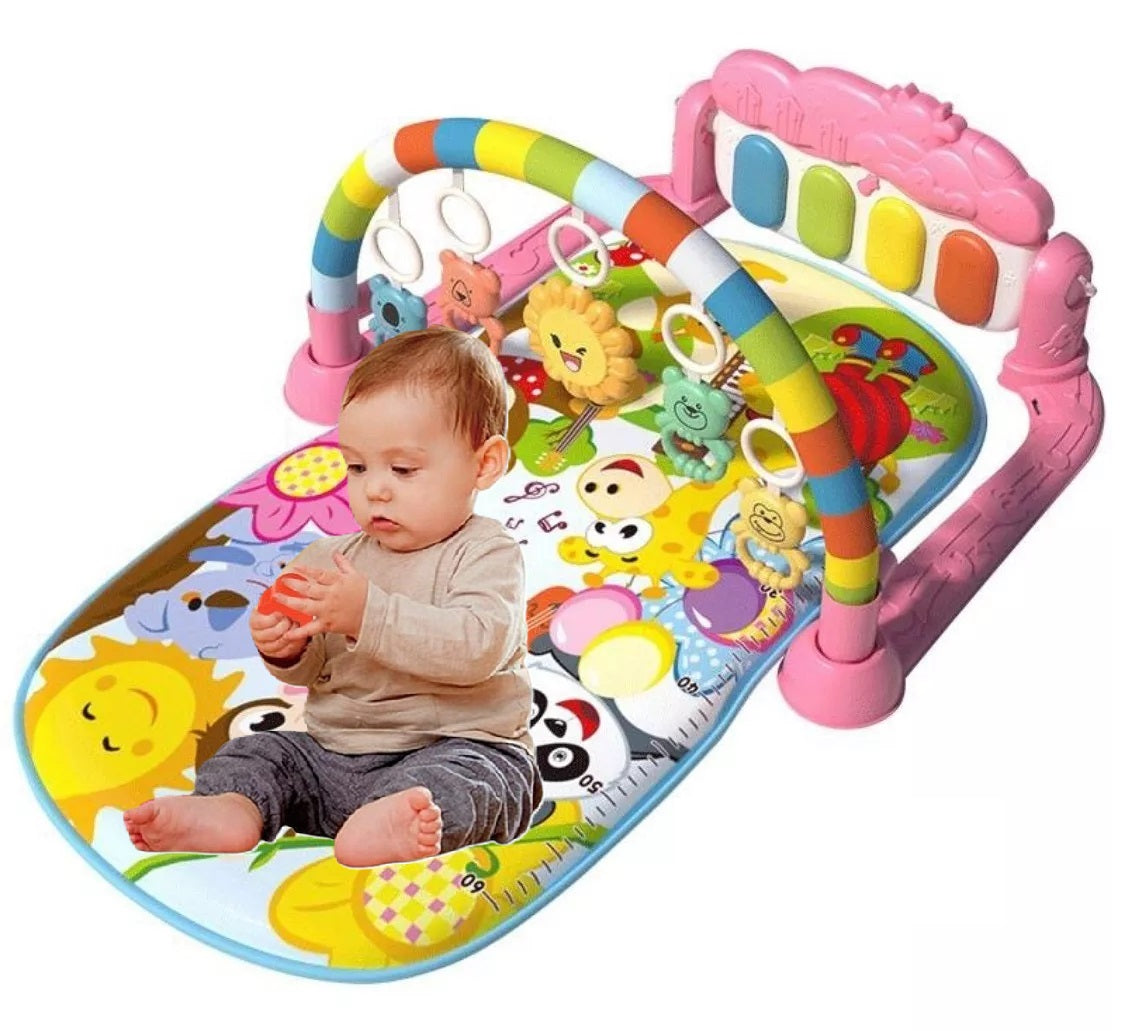 Gimnasio Para Bebé Con Accesorios Musical Alfombra Didactica