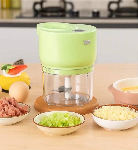 Procesador Multifuncional Alimentos Picadora Recargable 500ml