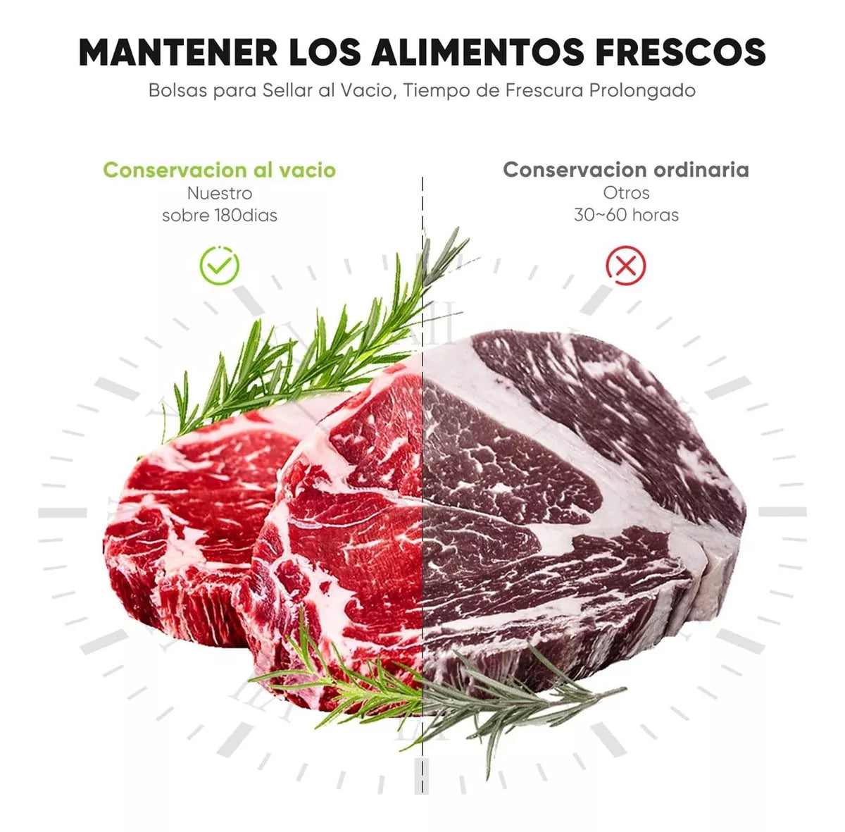 Rollo Bolsas Maquina Selladora Al Vacio Sellador Rollo 10mt