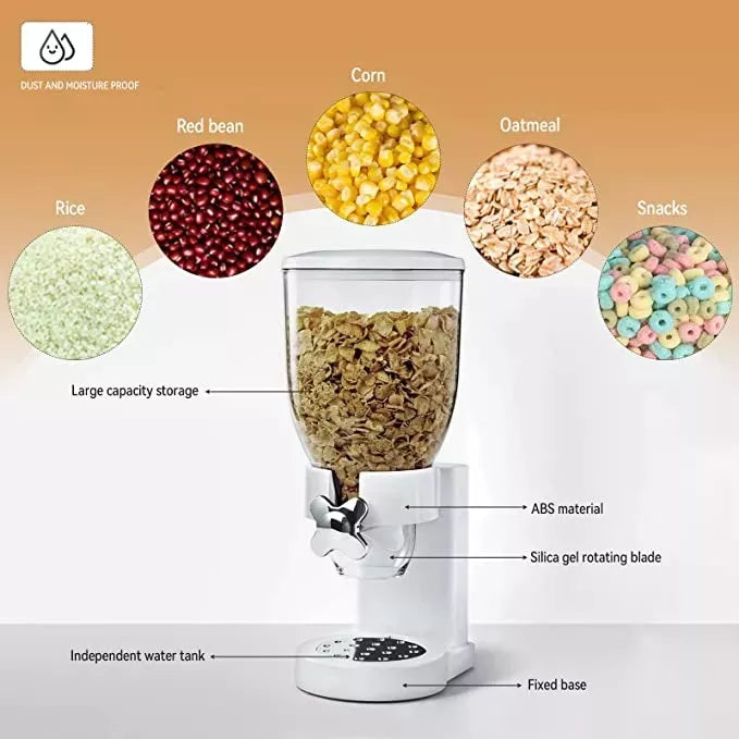 Dispensador De Cereal Almacenamiento Alimentos Frasco 2l