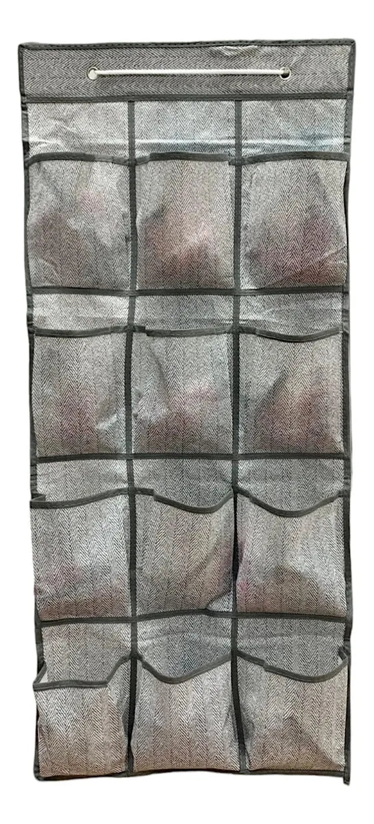 Organizador Colgante Puerta 12 Bolsillos Multiuso 90x40cm