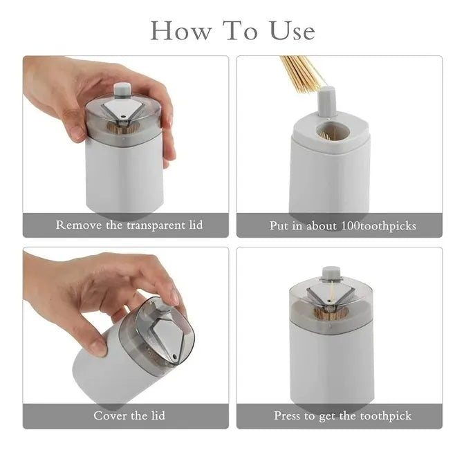Dispensador De Palillos De Dientes Automático Mondadiente