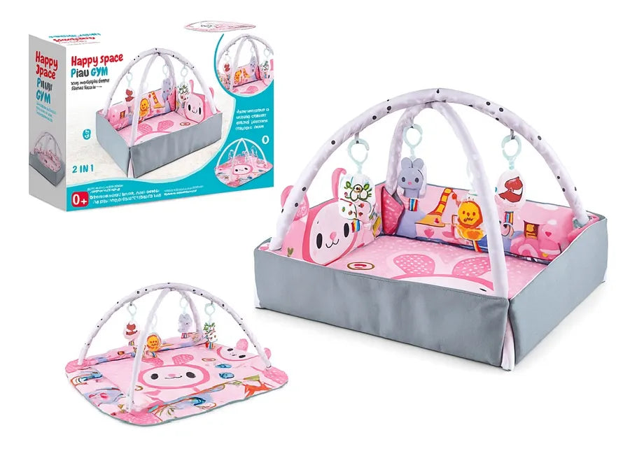 Gimnasio Corral Para Bebes Alfombra Didactica Gimnacio 2en1