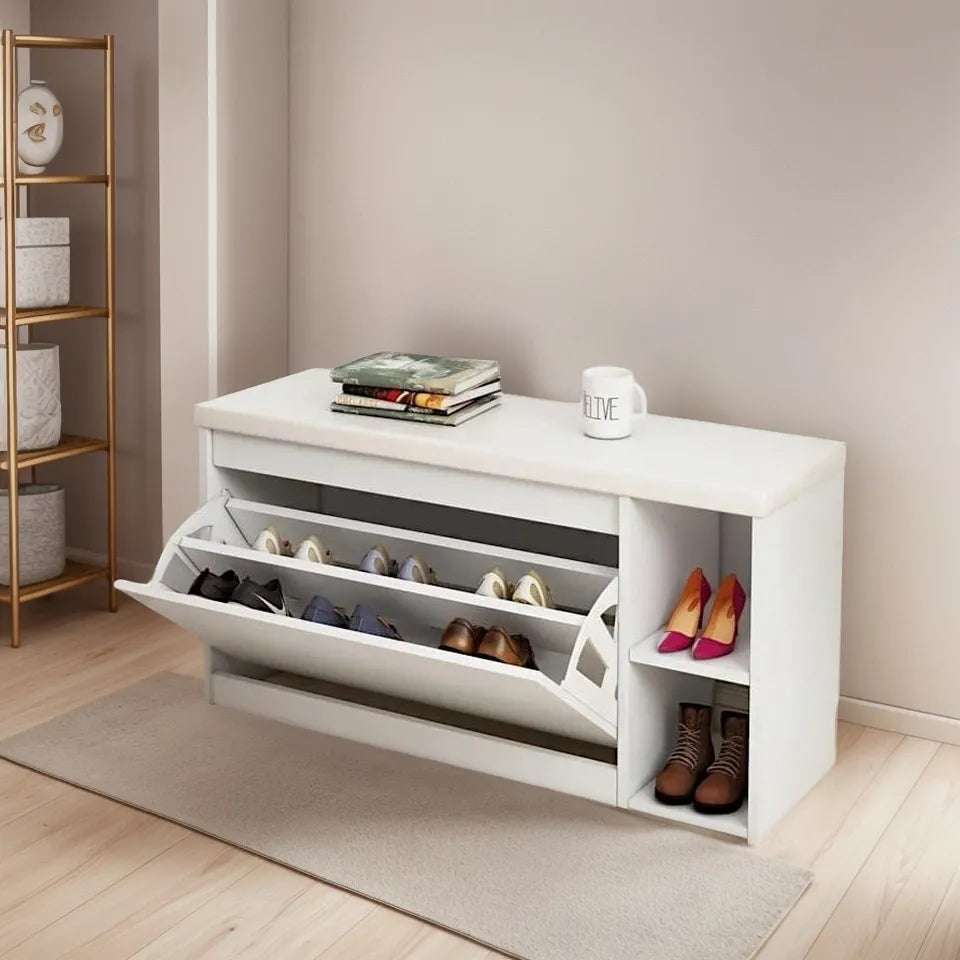 Zapatero Organizador Recibidor Mueble Para Zapatos Madera