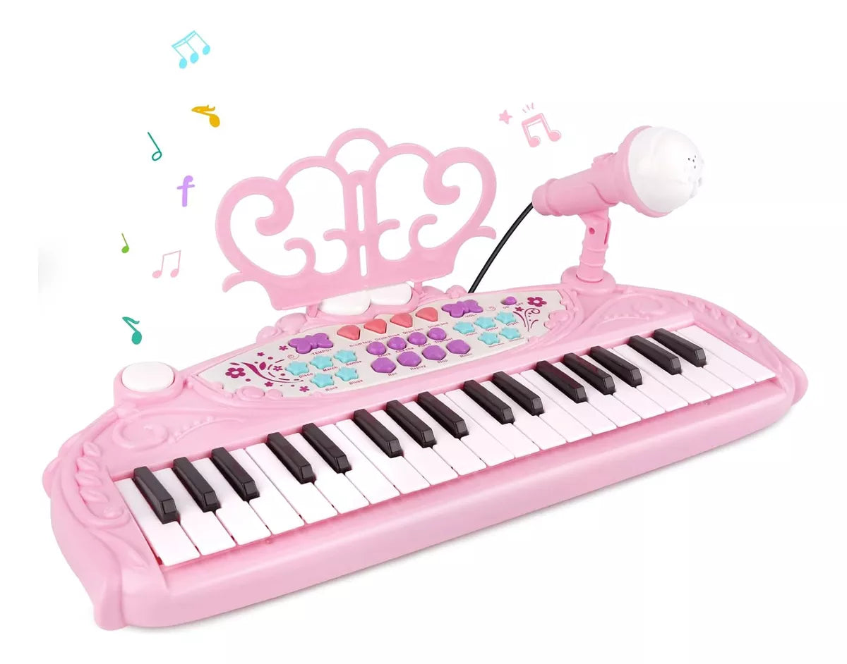 Piano Musical Infantil Teclado Musical 37teclas C/microfono