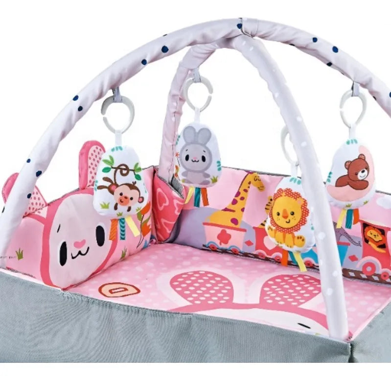 Gimnasio Corral Para Bebes Alfombra Didactica Gimnacio 2en1