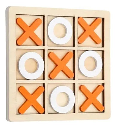 Juego De Mesa Triki Tric Tac Juego De Mesa Gato Madera 22.5cm