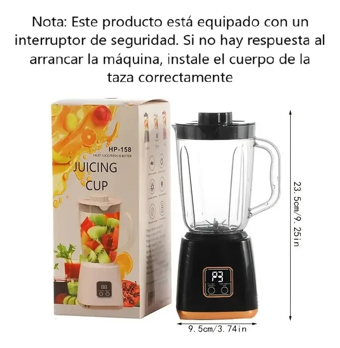 Licuadora Portatil Recargable Juguera Procesadora 750ml